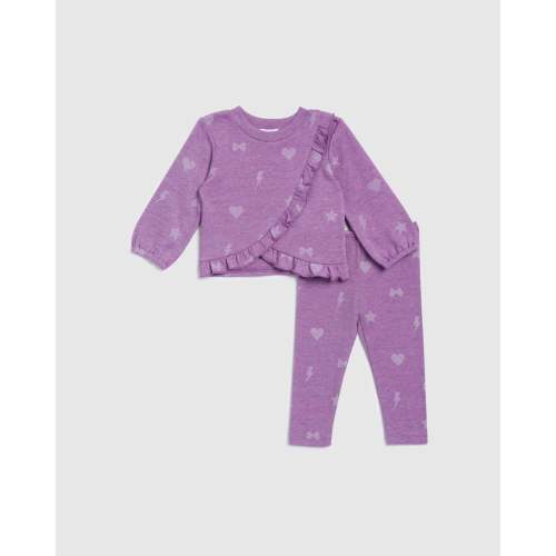 Infant Girl Funfetti Ruffle Top Set | Splendid