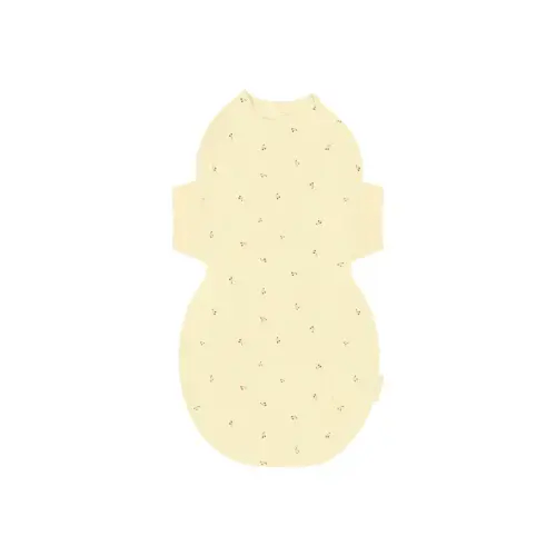 Happiest Baby 100% Organic SNOO Sleep Sack - Butter Yellow Cherries