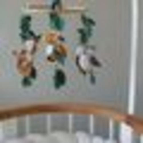 Baby mobile woodland mobile Nursery mobile woodland animals Crib mobile baby girl mobile baby mobile boy hanging mobile