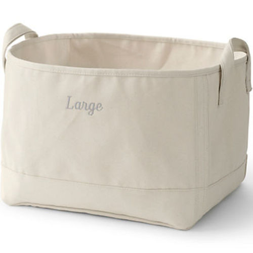 Large Canvas Storage Tote | Lands' End
