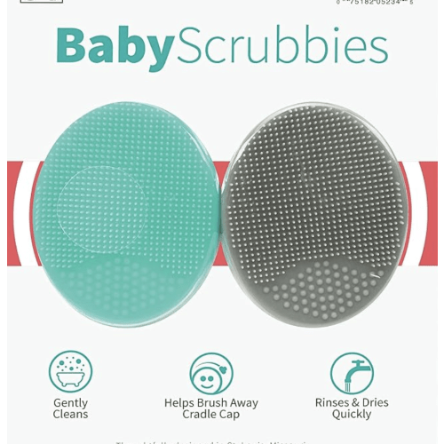 Exfoliating and Massaging Cradle Cap Bath Brushes for Baby