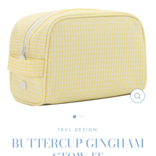 Buttercup Gingham Stow It