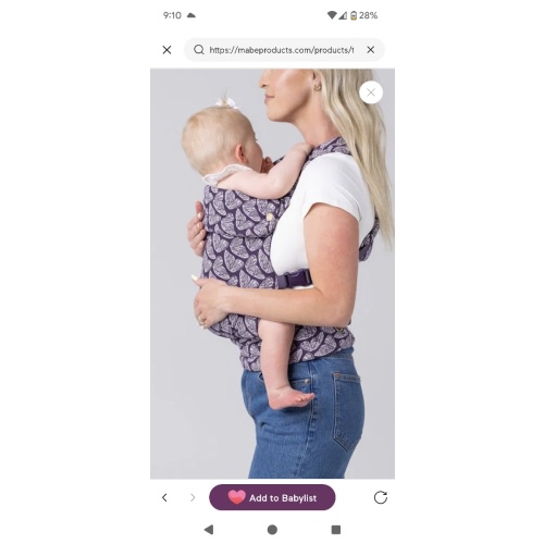 The Monarch Carrier - Violet Wings – Mabē