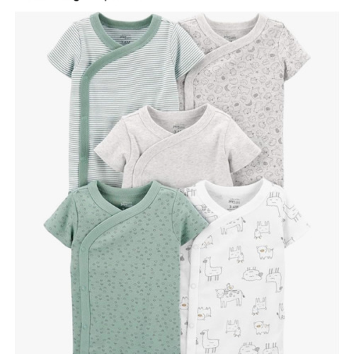 Simple Joys by Carter's unisex-baby 5-pack Side Snap Short-sleeve Bodysuit