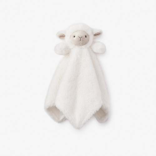 Plush Lamb Baby Security Blanket – Elegant Baby