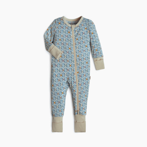 Tiny Kind Bamboo Convertible Footie Printed - Multi Print, Newborn