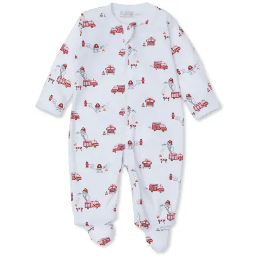 Firetruck Fun Zip Footie