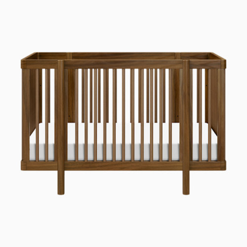 babyletto Pogo 8-in-1 Convertible Crib with All-Stages Conversion Kits - Natural Walnut