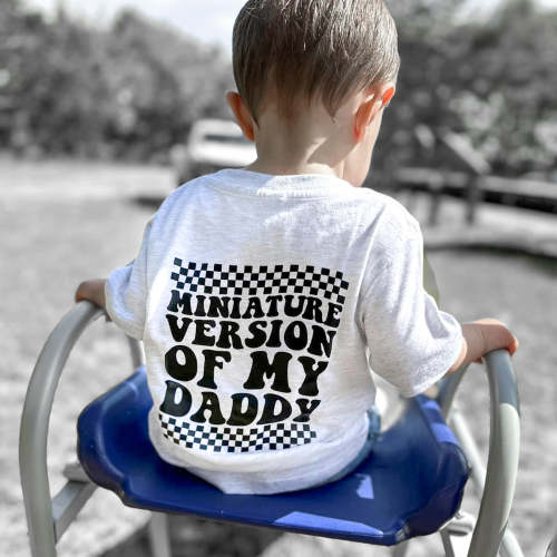 Mini Dad | Grey Pocket Graphic T-shirt – Crump and Company