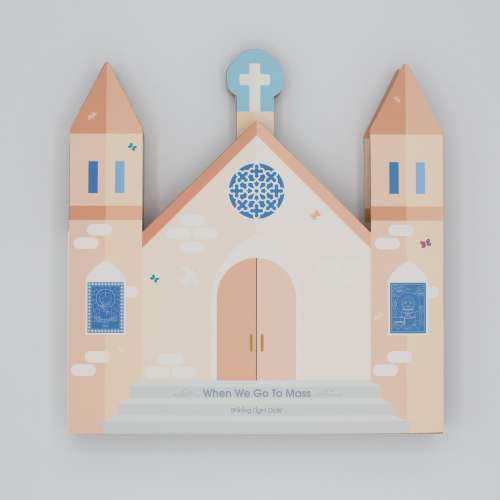 When We Go to Mass - shaped board book