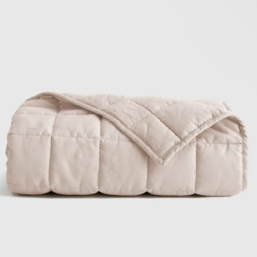 Linen Crib Quilt
