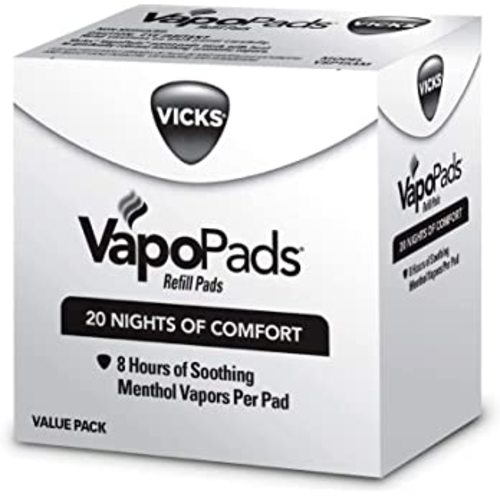Vicks VapoPads, 20 Count – Soothing Menthol