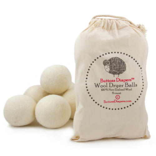 Dryer Balls - 100% Wool - 6 count