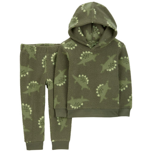 Baby 2-Piece Dinosaur Fleece Hoodie & Pant Set - Carter's | Carter's