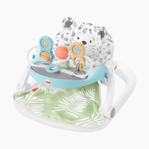 Fisher-Price Sit-Me-Up Floor Seat with Tray - Leopard