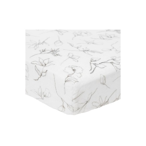 Organic Cotton Muslin Crib Sheet