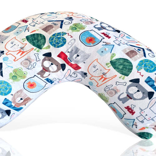 Luna Lullaby® V-Shaped Nursing Pillow – PETS Print | Luna Lullaby - Luna Lullaby