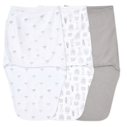 On Safari Easy Swaddle With No Zipper 0-3M | aden + anais