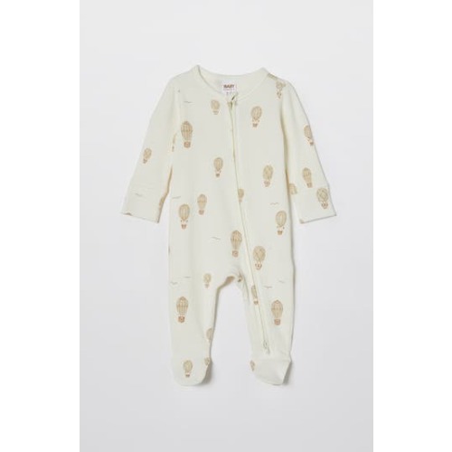 Organic Pointelle Zip All In One Romper, 0-3M