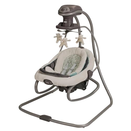 Graco DuetSoothe 2 in 1 Portable Baby Swing & Baby Rocker, Multi Direction, Vibration, Winslet