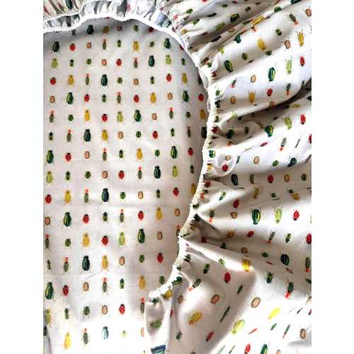 Bugs and Beetles light crib bedding Rifle Paper Co. bugs adventure nursery baby bedding insects crib bedding outdoor theme boy nursery