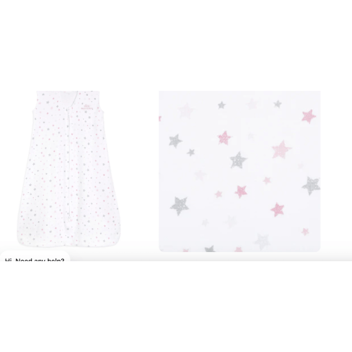 Twinkle Pink Cotton Sleepsack | HALO