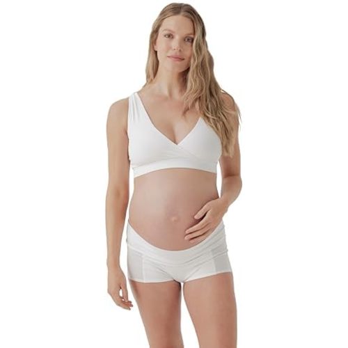 Pact Organic Cotton Maternity Nursing Bralette for Breastfeeding - Stretchy, Wireless