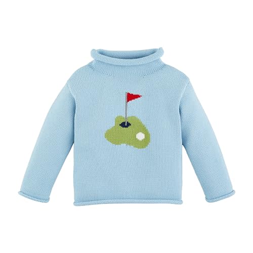 Mud Pie Unisex-Child Mud Pie Children Golf Rollneck Sweater