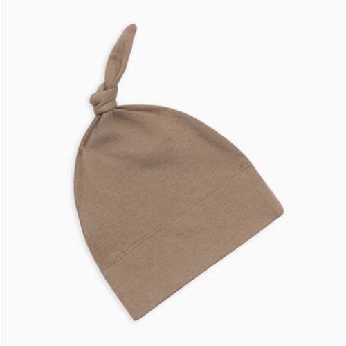 Knotted Hat - Taupe - NB