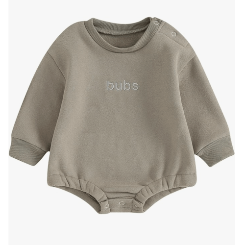 VISGOGO Newborn Infant Baby Boy Girls Oversized Romper Little Dude Sweater Onesie Coming Home Outfit Neutral Clothes