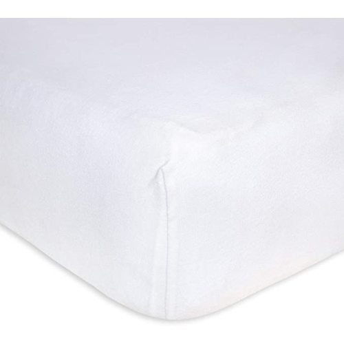 Burt's Bees Baby - Fitted Crib Sheet (Cloud White)