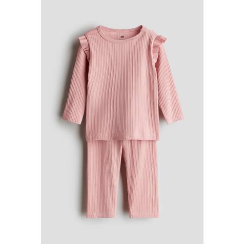 RIBBED COTTON SET