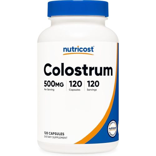 Nutricost Colostrum 500mg, 120 Capsules - Gluten Free & Non-GMO