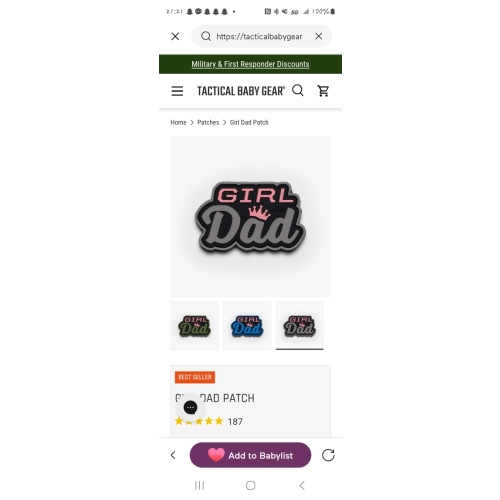 Patches | Tactical Baby Gear
