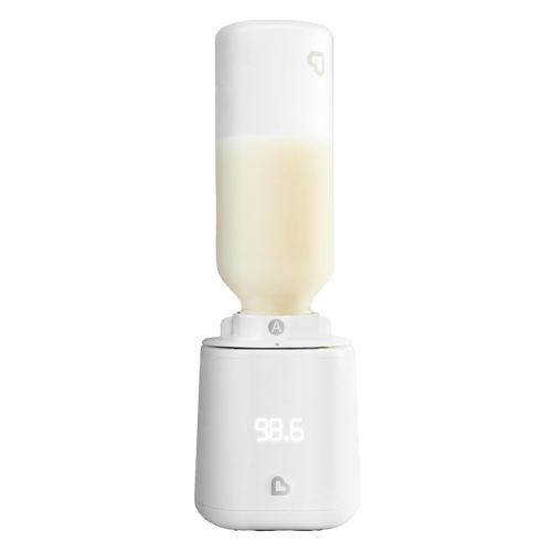 Munchkin Simple Touch Baby Bottle Warmer with Digital Temperature Display - Safe, Easy Heating System to 98.6°F, Compatible with Most Bottle Brands (Plug-in)