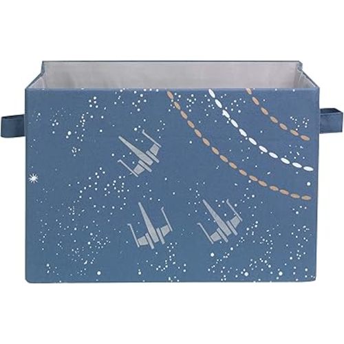 Lambs & Ivy Star Wars Galaxy Foldable/Collapsible Storage Bin/Basket Organizer