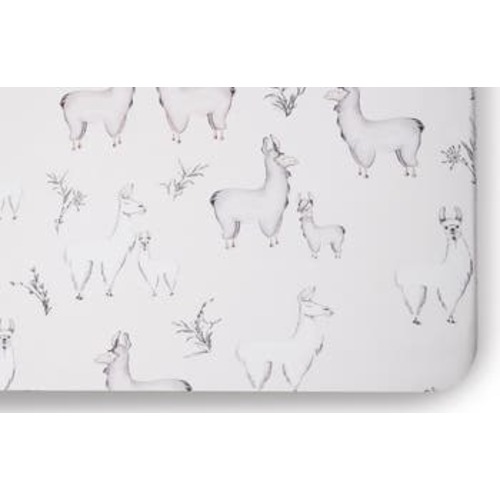 Llama Jersey Crib Sheet