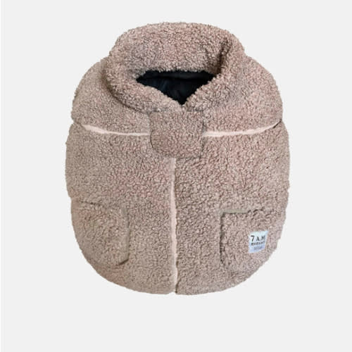 7AM Enfant Teddy Car Seat Cocoon in Oatmeal – Bambi Baby