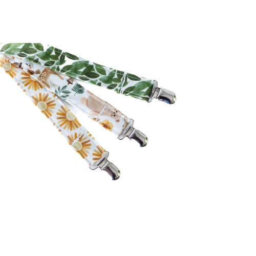 Wild Forest Pacifier Clips (Set of 3), custom pacifier clips, baby shower gift, gift for new mom, clip for pacifier, stocking stuffer