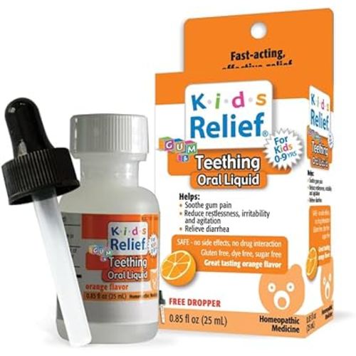 Kids Teething Oral Solution (Orange Flavour) (0.85oz) 25ml