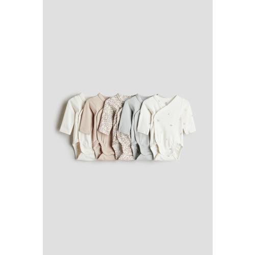 5-PACK WRAPOVER BODYSUITS