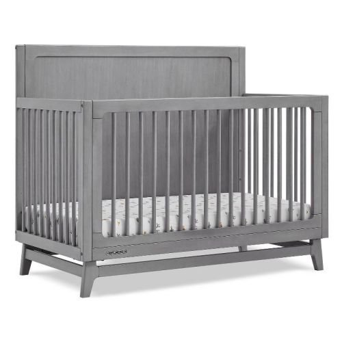Delta Children Spencer 6-in-1 Convertible Crib, Color: Steel Gray