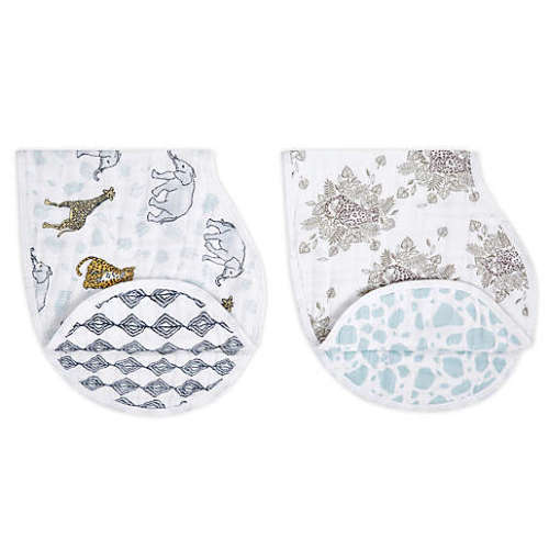 aden + anais® 2-Pack Jungle Burpy Bibsaden + anais® 2-Pack Jungle Burpy Bibs