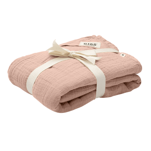 BIBS Muslin Swaddle - Blush, Soft Organic Cotton – Bibsworld store US