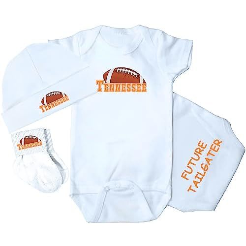 3 Piece Baby Clothing Set for Tennessee Football Fans