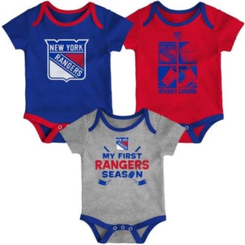 Newborn & Infant New York Rangers Legend Three-Piece Bodysuit Set, 3-6M