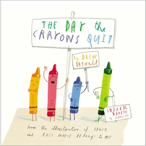 The Day the Crayons Quit a book by Drew Daywalt and Oliver Jeffers - Bookshop.org US