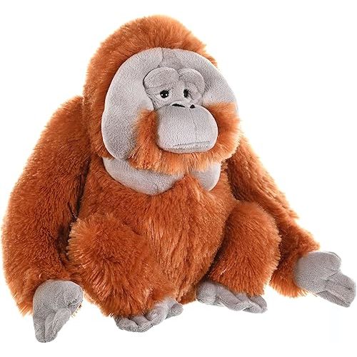 Wild Republic Orangutan Plush, Stuffed Animal, Plush Toy, Gifts for Kids, Cuddlekins 12 Inches