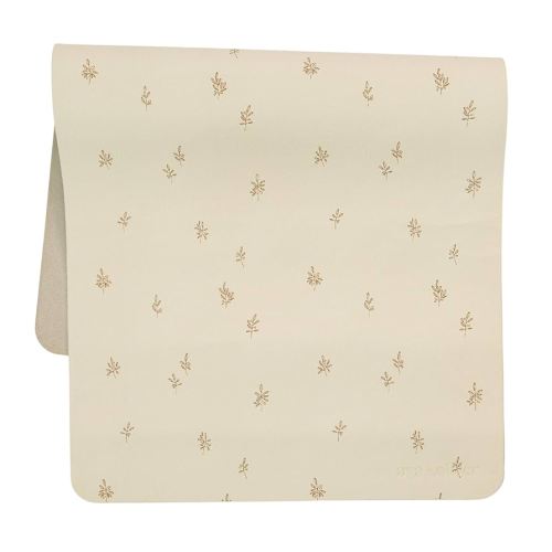 Vegan Leather Baby Changing Mat (16 X 30 in) - Multipurpose Wipeable and Portable Diaper Changing Pad - Foldable for Travel (Branches)