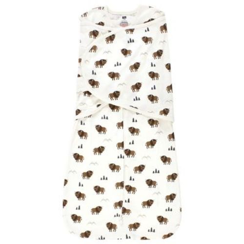 Hudson Baby Infant Boy Convertible Swaddle Sleep Sack, Wild Buffalo